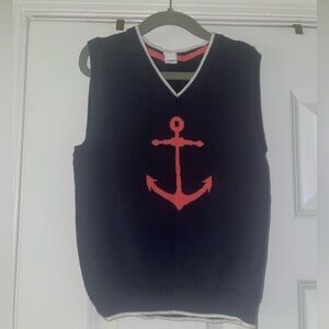 Nautical sweater vest